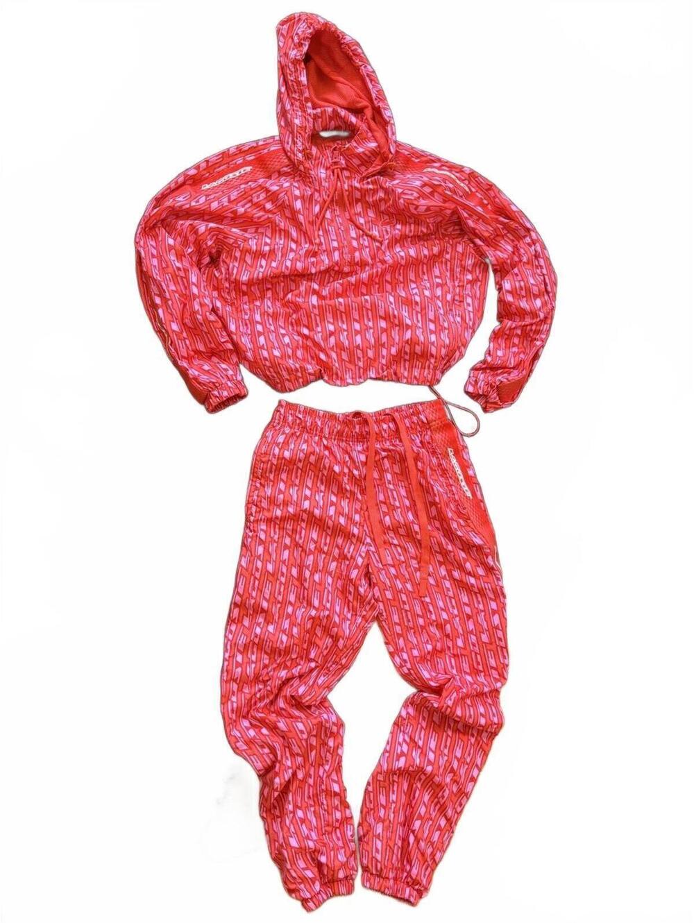 Lacoste Oversized Orange & Pink Tracksuit